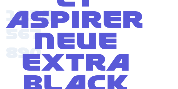 LT Aspirer Neue Extra Black font