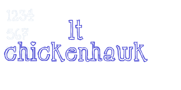 LT Chickenhawk font