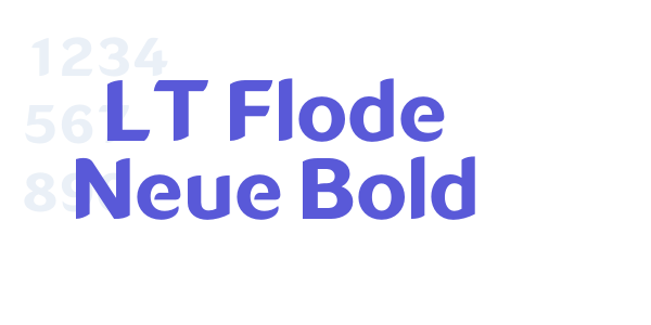 LT Flode Neue Bold font free