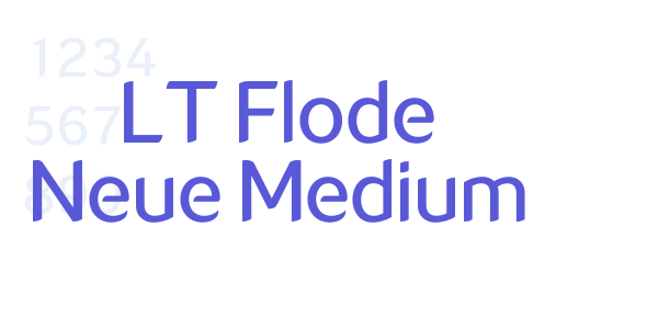 LT Flode Neue Medium font free