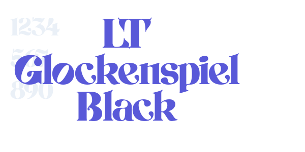 LT Glockenspiel Black font free