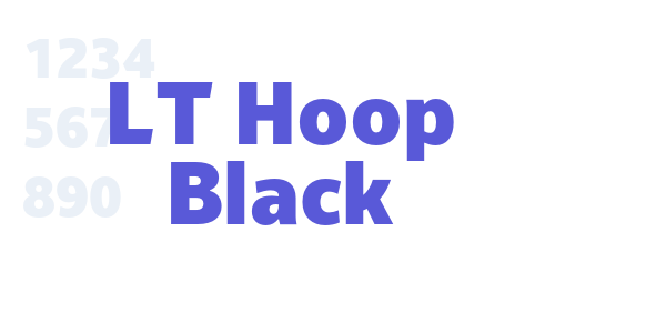 LT Hoop Black font