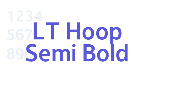 LT Hoop Semi Bold font free