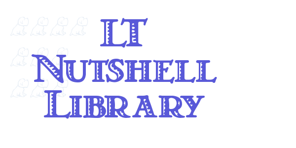 LT Nutshell Library font free