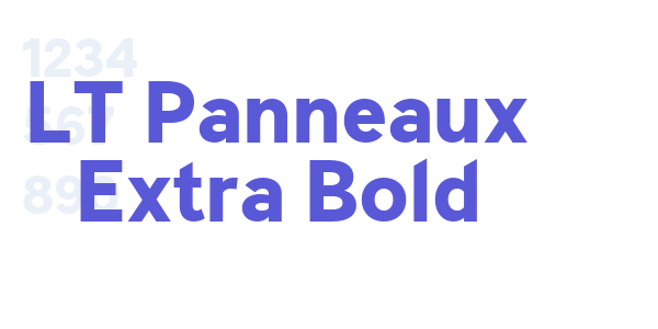 LT Panneaux Extra Bold font free