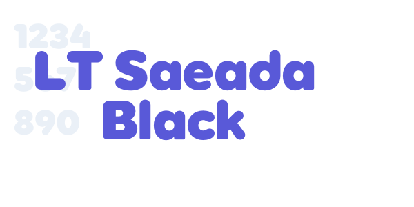 LT Saeada Black font