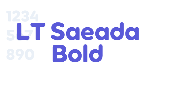 LT Saeada Bold font free