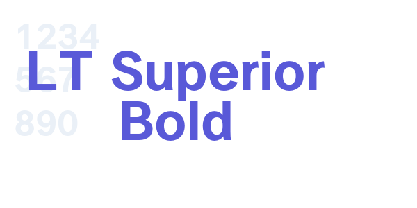 LT Superior Bold font free