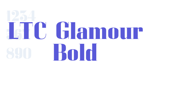 LTC Glamour Bold font free