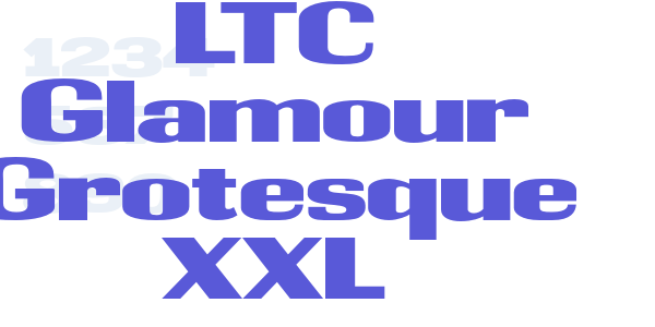 LTC Glamour Grotesque XXL font free