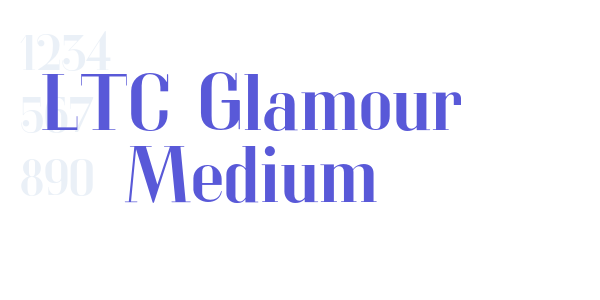 LTC Glamour Medium font free