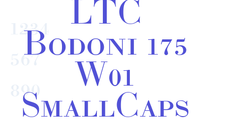 LTC Bodoni 175 W01 SmallCaps-font-download