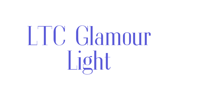 LTC Glamour Light Font Download