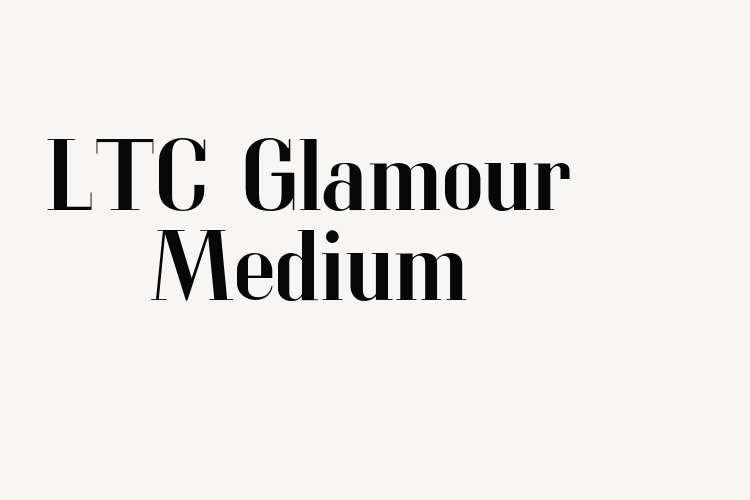 LTC Glamour Medium font download