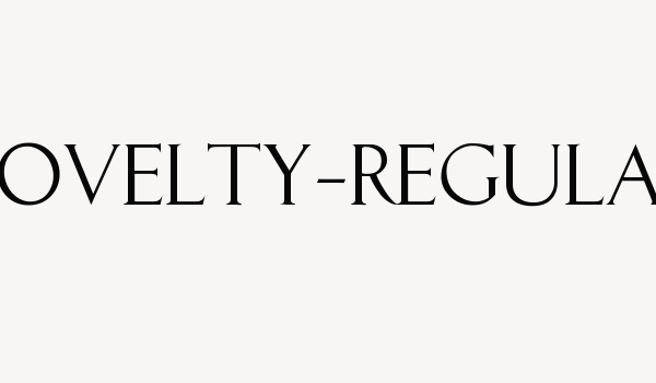 LTNovelty-Regular Font