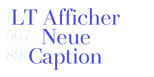 LT Afficher Neue Caption-font-download