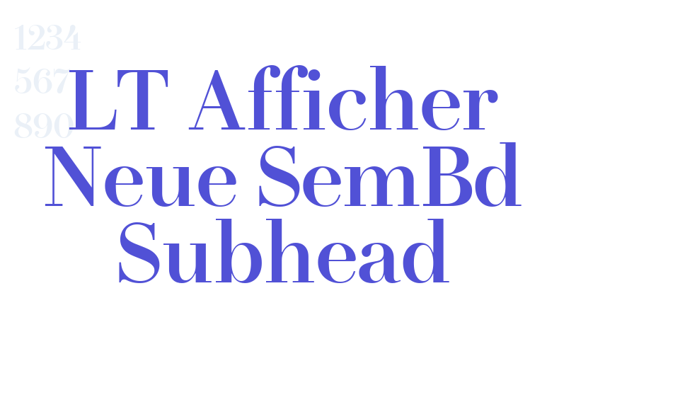 LT Afficher Neue SemBd Subhead-font-download