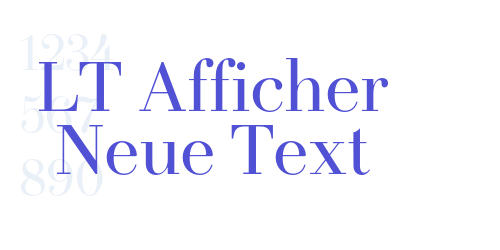LT Afficher Neue Text-font-download