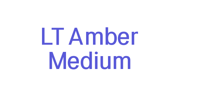 LT Amber Medium Font Download