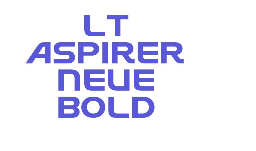 LT Aspirer Neue Bold Font Download