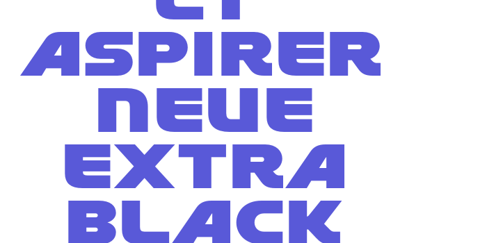 Download LT Aspirer Neue Extra Black Font