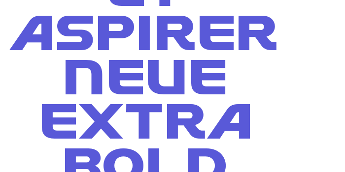 LT Aspirer Neue Extra Bold Font