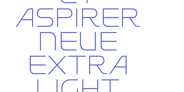 LT Aspirer Neue Extra Light Font