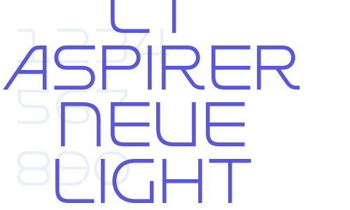 LT Aspirer Neue Light Font Download