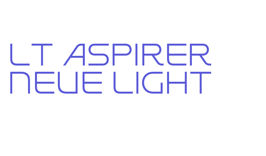 LT Aspirer Neue Light Font Download