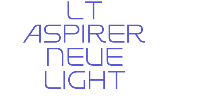 LT Aspirer Neue Light Font Download