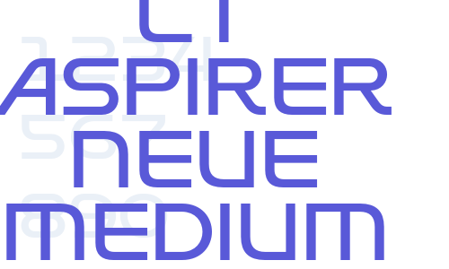 LT Aspirer Neue Medium Font Download