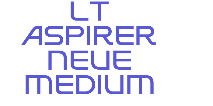 LT Aspirer Neue Medium Font Download