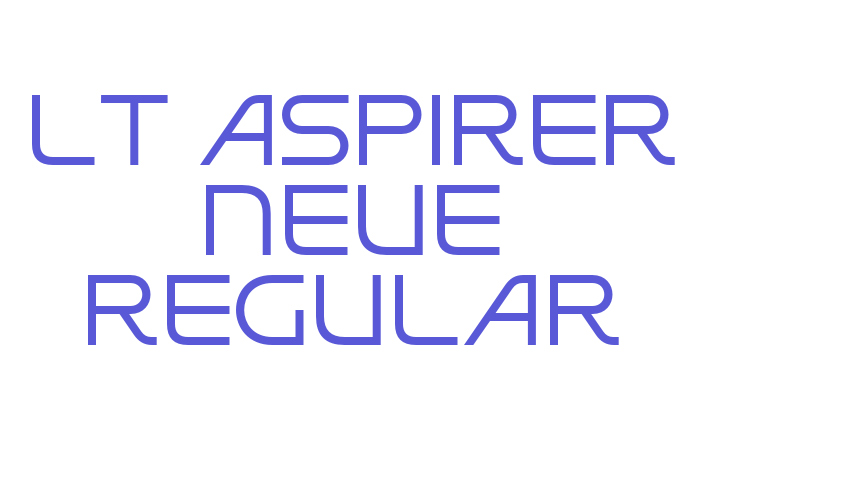 LT Aspirer Neue Regular Font Download