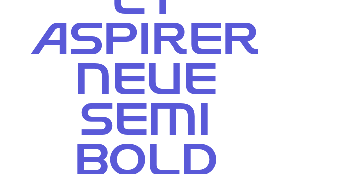 Download LT Aspirer Neue Semi Bold Font