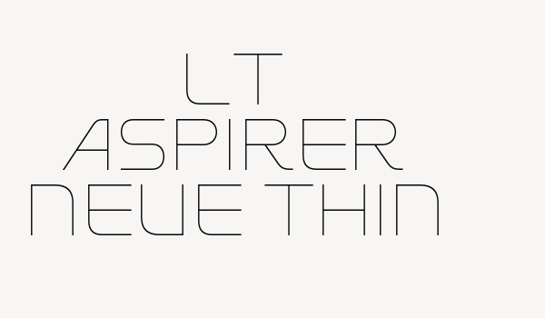 LT Aspirer Neue Thin Font