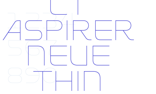 LT Aspirer Neue Thin Font Download