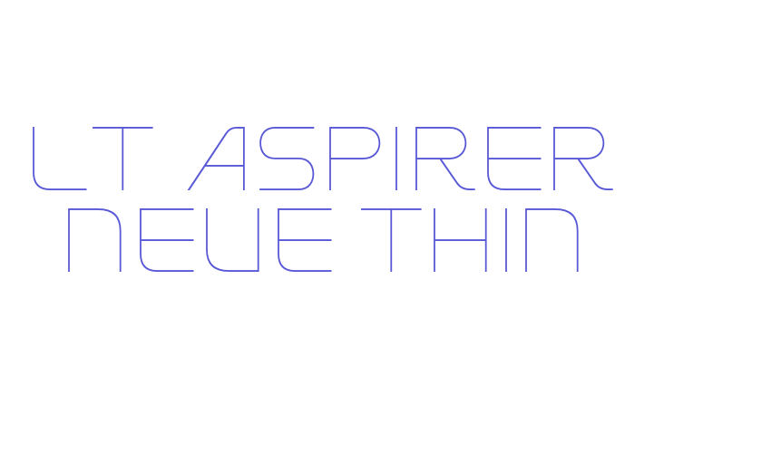 LT Aspirer Neue Thin Font Download