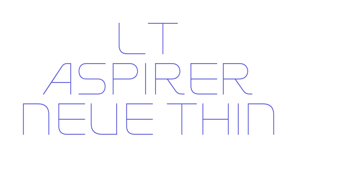 LT Aspirer Neue Thin Font Download