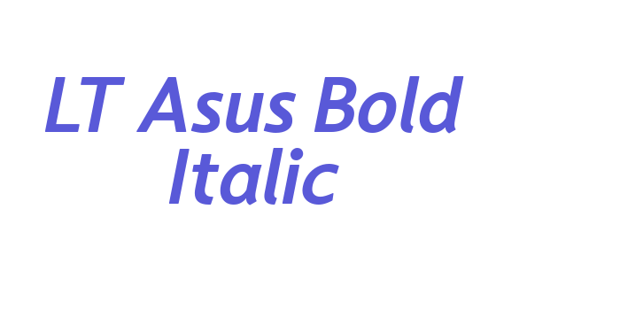 LT Asus Bold Italic Font Download