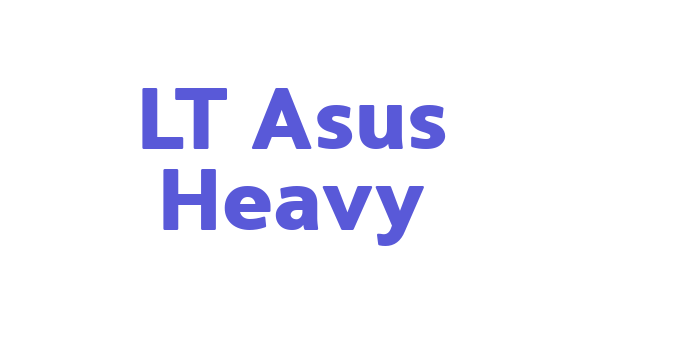 LT Asus Heavy Font Download