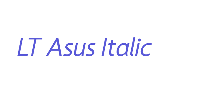 LT Asus Italic Font Download