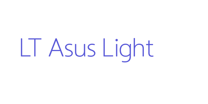 LT Asus Light Font Download