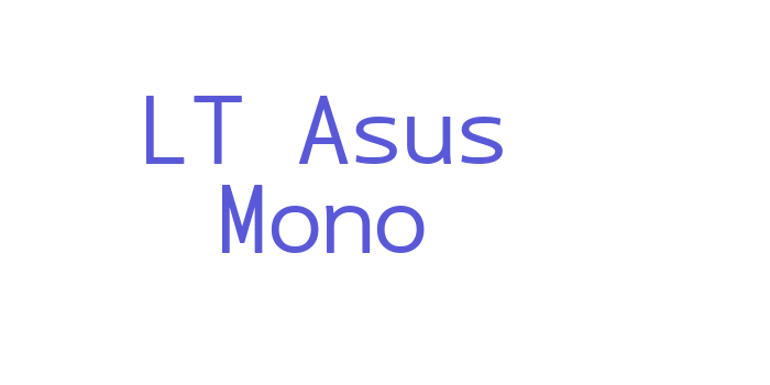 LT Asus Mono Font Download