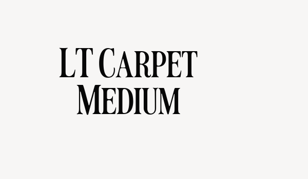 LT Carpet Medium Font