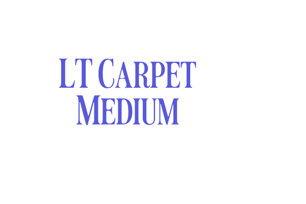 LT Carpet Medium Font