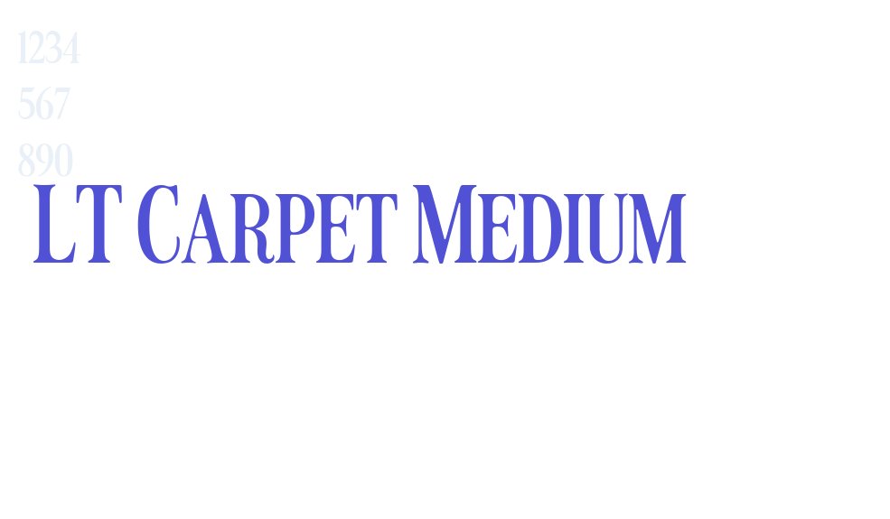 LT Carpet Medium-font-download