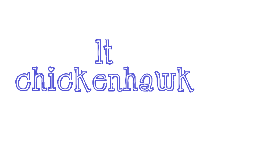 LT Chickenhawk Font Download