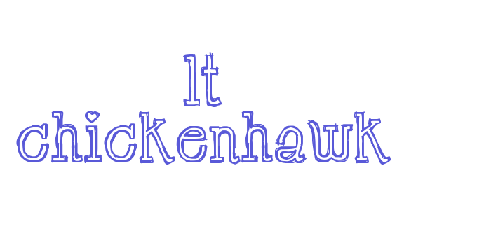 LT Chickenhawk Font Download