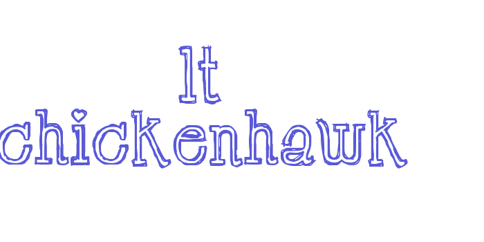 LT Chickenhawk Font