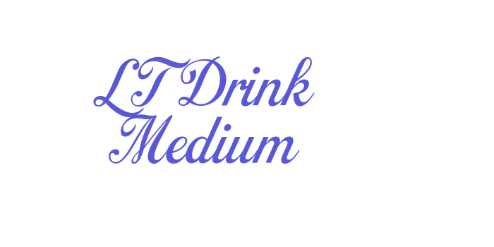 LT Drink Medium Font Download